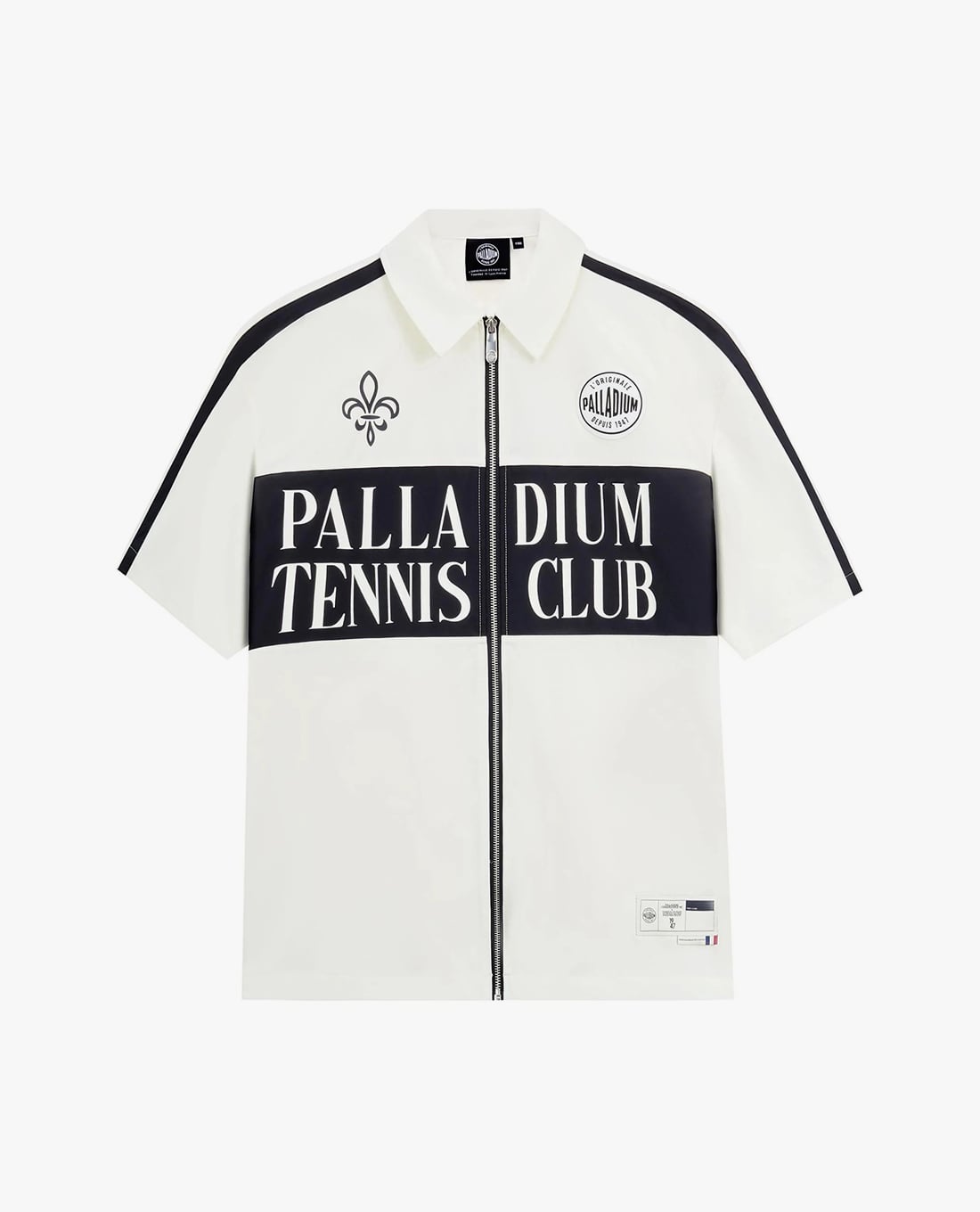 Palladium - áo khoác sơ mi nam tay ngắn vintage color blocks - Maison Online