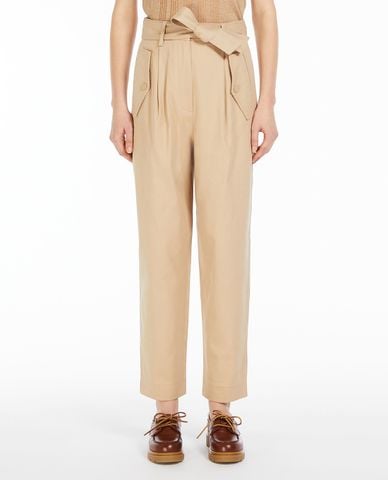  WEEKEND MAX MARA - Quần ống đứng phối thắt lưng Occhio 
