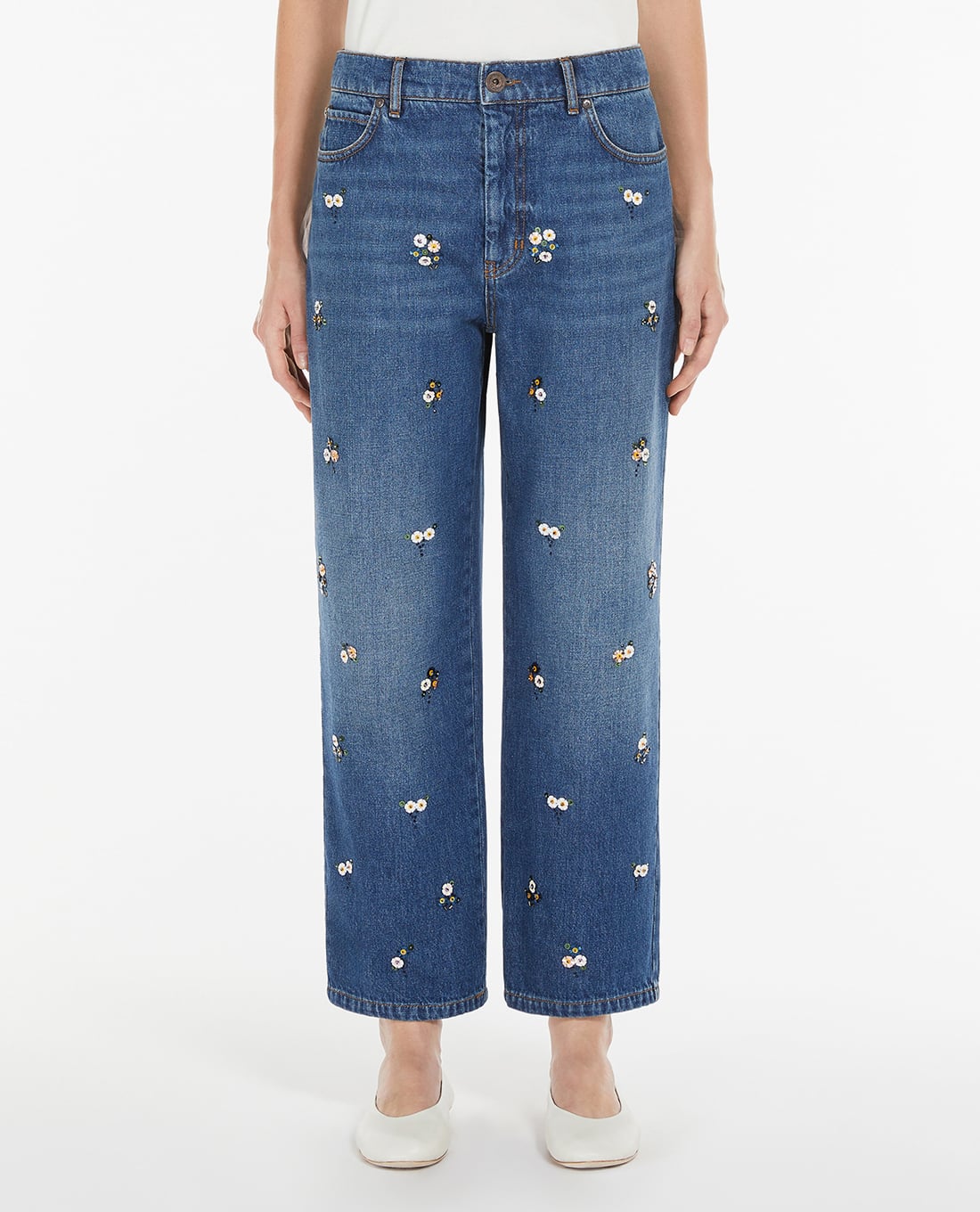 WEEKEND MAX MARA - Quần jeans nữ ống đứng Manetta