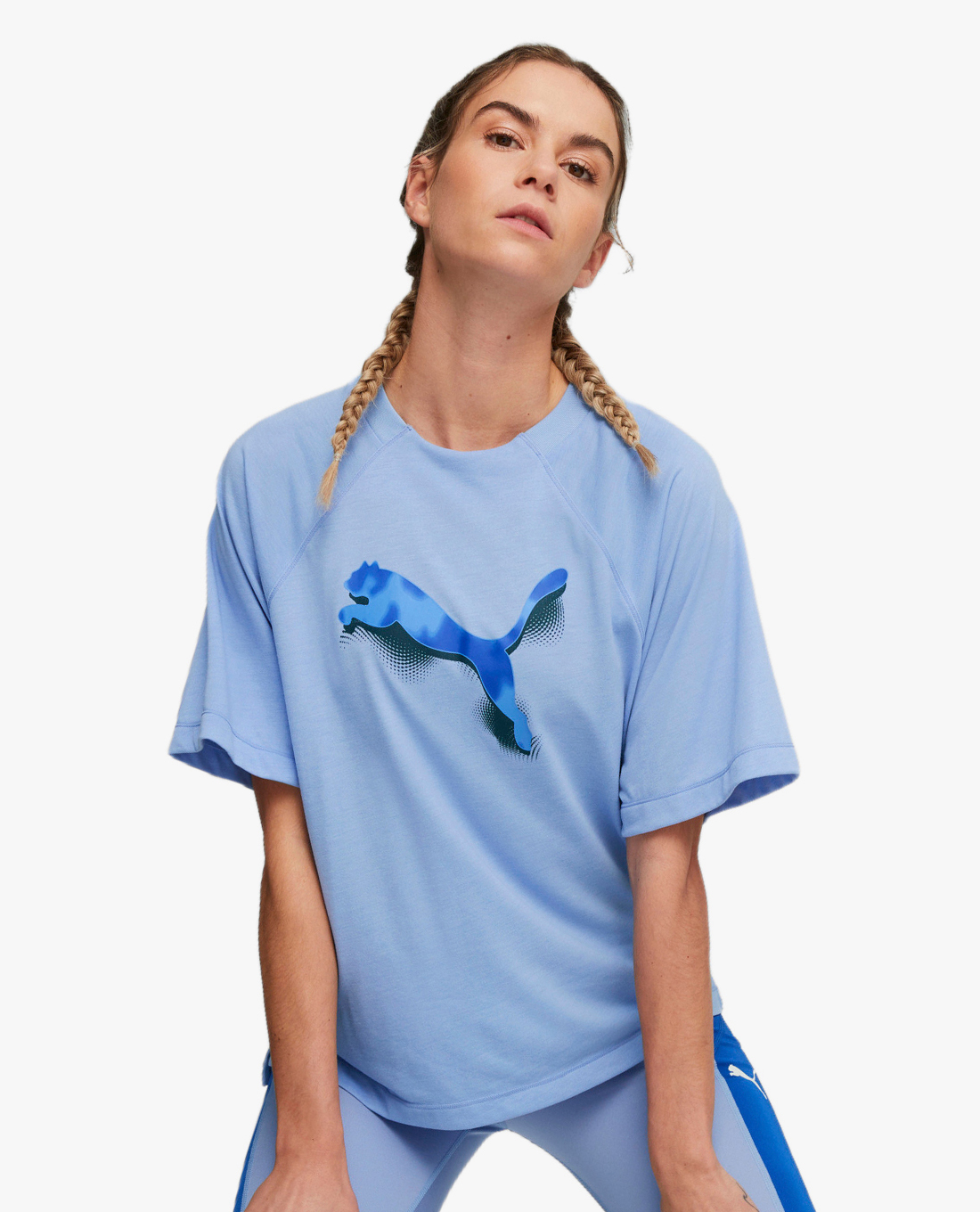 PUMA - Áo thun nữ cổ tròn tay ngắn Modern Sports Oversized