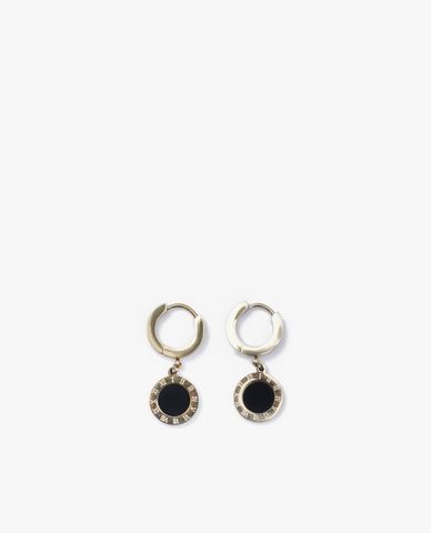  CECI - Khuyên tai nữ dáng thả hình tròn hiện đại 