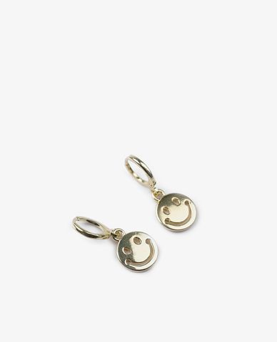  CECI - Khuyên tai nữ dáng thả hình mặt cười trẻ trung 