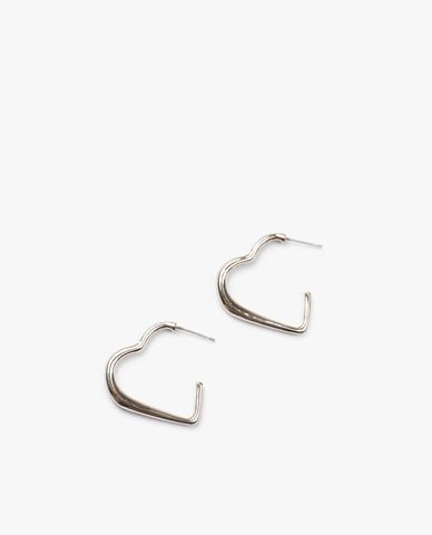  CECI - Khuyên tai nữ khoen trái tim dáng hở thời trang 