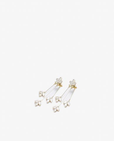  CECI - Khuyên tai nữ hợp kim dạng thả đính đá sang trọng 