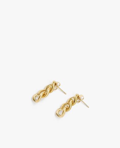  CECI - Khuyên tai nữ mắc xích dáng thả hiện đại 