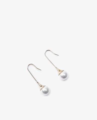  CECI - Khuyên tai nữ xỏ lỗ dáng dài đính ngọc trai sang trọng 