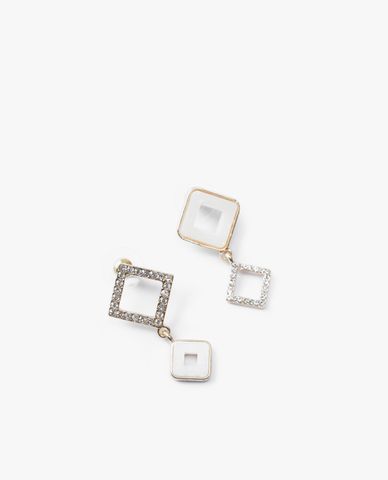  CECI - Khuyên tai nữ dáng thả thiết kế hình thoi thời trang 