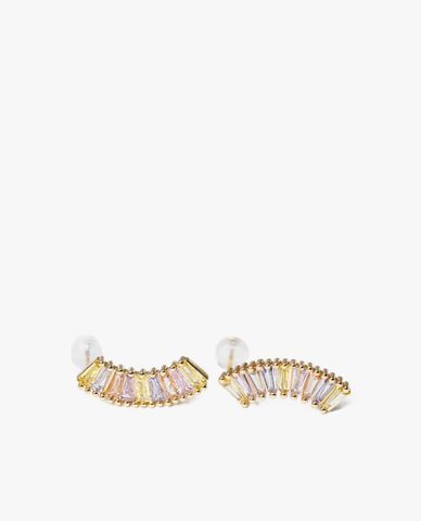  CECI - Khuyên tai nữ đính đá nhiều màu 