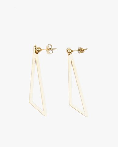  CECI - Khuyên tai nữ chốt đẩy dáng thả cá tính 