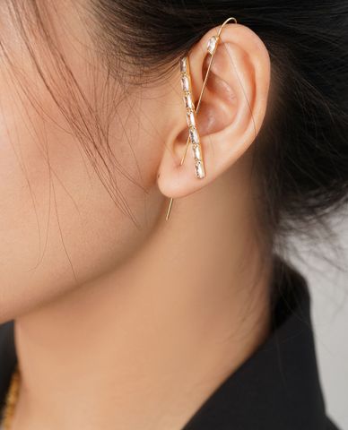  CECI - Khuyên tai nữ xỏ lỗ phối treo vành cá tính 