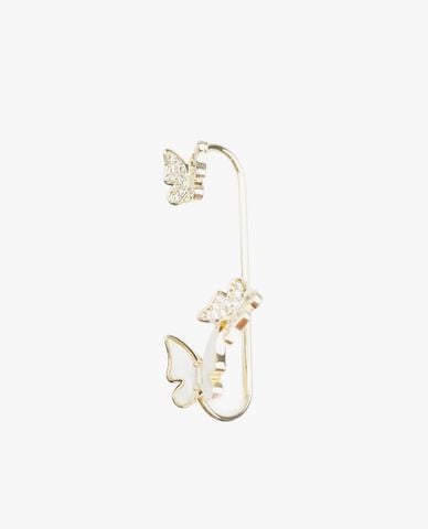  CECI - Khuyên tai nữ đơn dạng kẹp hình bướm xinh xắn 
