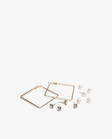  CECI - Khuyên tai nữ ngọc trai và đá thanh lịch 