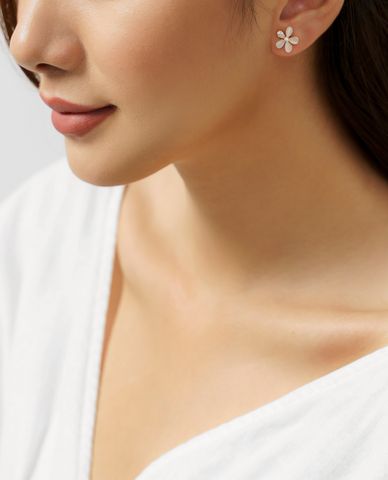  CECI - Set 3 cặp khuyên tai hình bông hoa nữ tính 