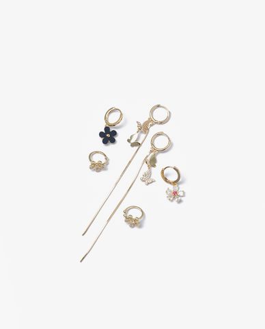  CECI - Set 3 cặp khuyên tai khoen tròn nữ tính 