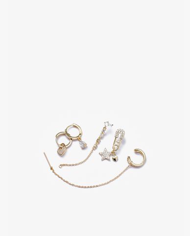  CECI - Set 5 khuyên tai nữ dáng thả nữ tính 