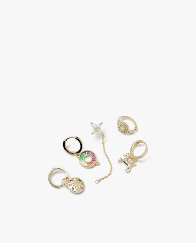  CECI - Set 5 khuyên tai nữ dáng thả hiên đại 