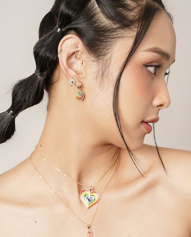  CECI - Set 5 khuyên tai nữ dáng thả hiên đại 