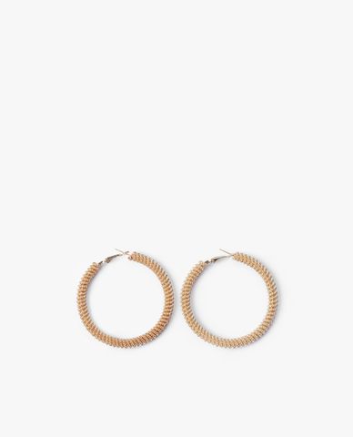  CECI - Set 3 cặp khuyên tai nữ kim loại khoen tròn sang trọng 