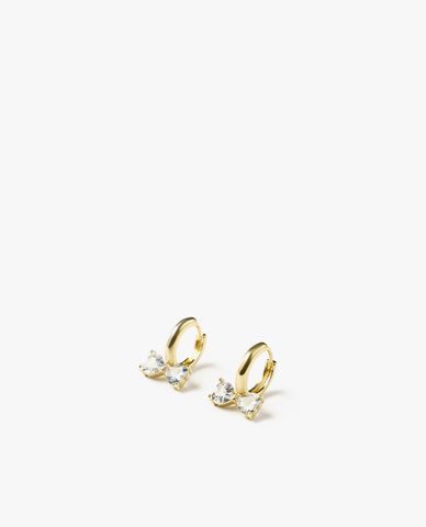  CECI - Khuyên tai nữ khoen tròn đính nơ nữ tính 