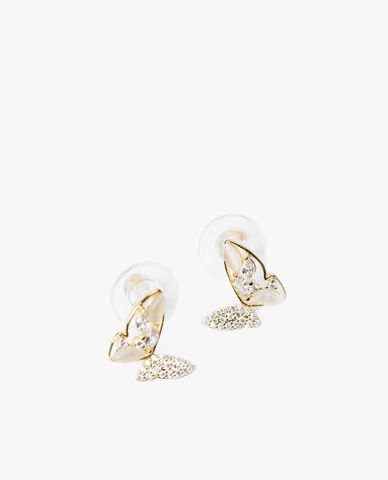  CECI - Khuyên tai nữ hình bướm đính đá sang trọng 