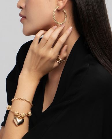  CECI - Khuyên tai nữ dáng tròn chốt đẩy thời trang 