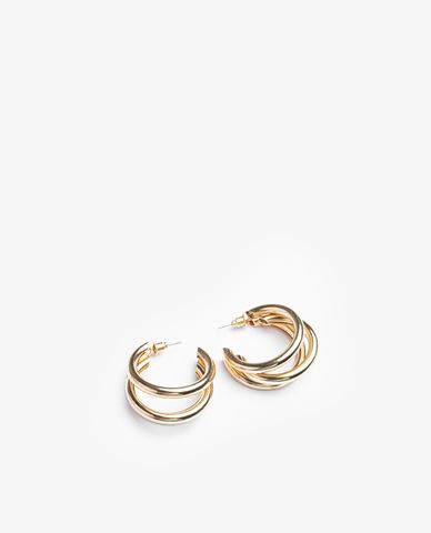  CECI - Khuyên tai nữ dáng tròn nhiều vòng thời trang 