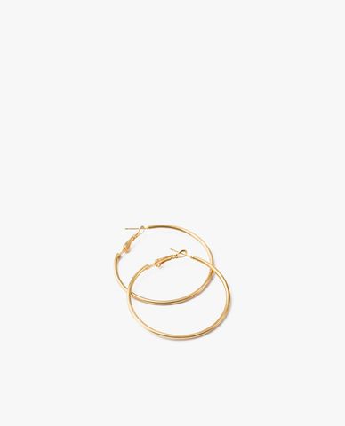  CECI - Khuyên tai nữ khoen tròn bản mảnh cá tính 