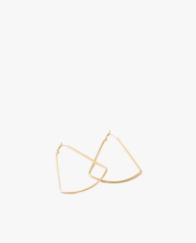  CECI - Khuyên tai nữ dạng khoen hình rẻ quạt thời trang 