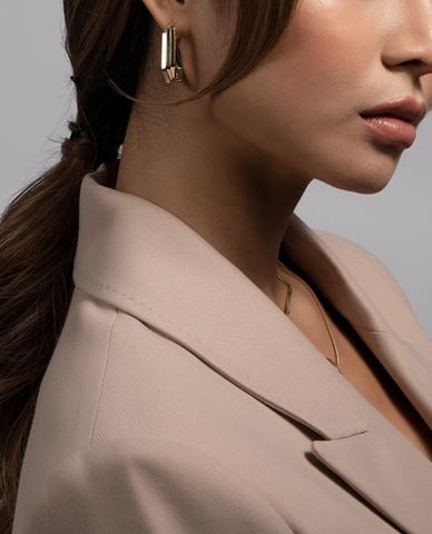  CECI - Khuyên tai nữ dạng khoen hiện đại 