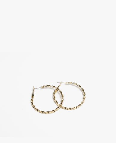  CECI - Khuyên tai nữ khoen tròn xoắn hiện đại 