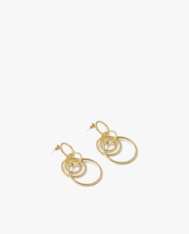  CECI - Khuyên tai nữ chuỗi khoen tròn độc đáo 