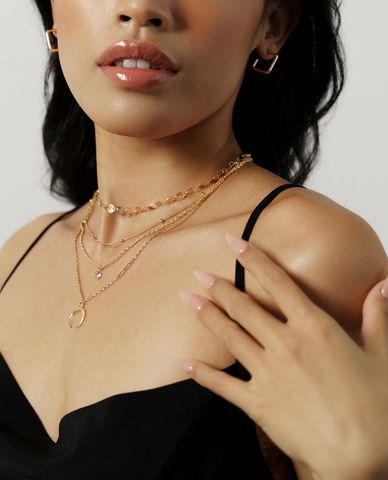  CECI - Khuyên tai nữ khoen vuông dáng hở cá tính 