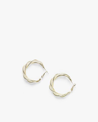  CECI - Khuyên tai nữ dáng xoắn bản lớn sang trọng 