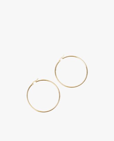  CECI - Khuyên tai nữ khoen tròn bản to cá tính 