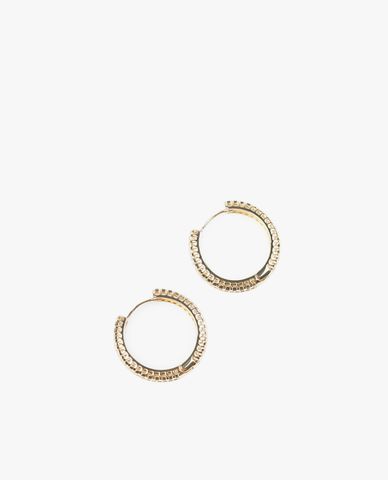  CECI - Khuyên tai nữ khoen tròn bản lớn cá tính 