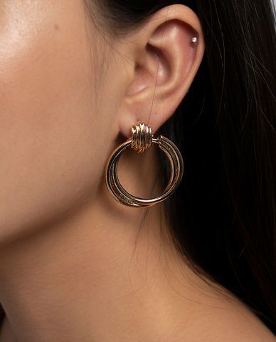  CECI - Khuyên tai nữ dạng khoen tròn lớn thời trang 