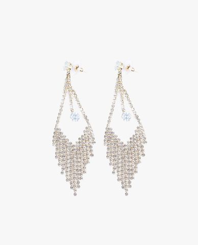  CECI - Khuyên tai nữ hình chiếc lá dáng thả tinh xảo 