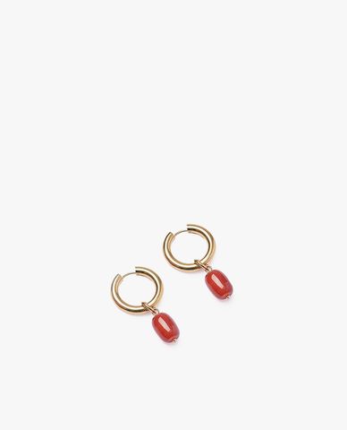  CECI - Khuyên tai nữ khoen tròn dáng thả cá tính 