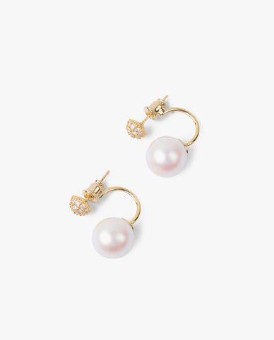  CECI - Khuyên tai nữ ngọc trai đính đá sang trọng 