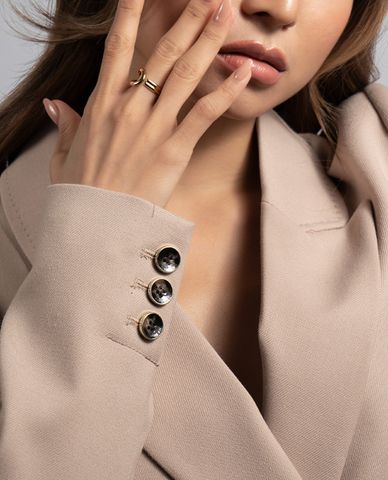  CECI - Nhẫn nữ kim loại dạng hở thời trang 