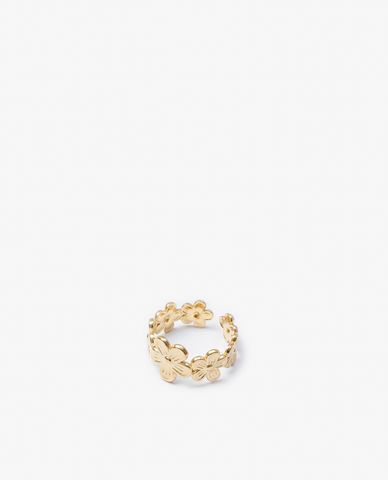  CECI - Nhẫn nữ dạng hở hình cánh hoa thời trang 