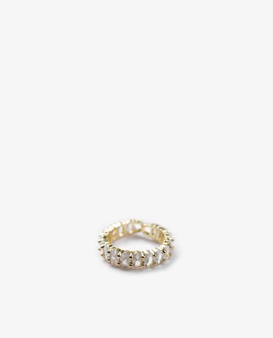  CECI - Nhẫn nữ bản to đính đá lấp lánh 