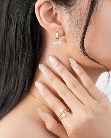  CECI - Nhẫn nữ dạng hở xoắn nhiều vòng cá tính 