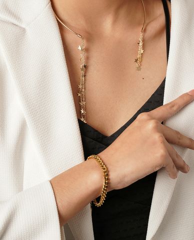  CECI - Vòng đeo tay nữ dạng mắc xích to cá tính 