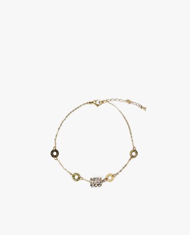  CECI - Vòng đeo tay nữ chuỗi xích nhỏ phối mặt hình trụ 