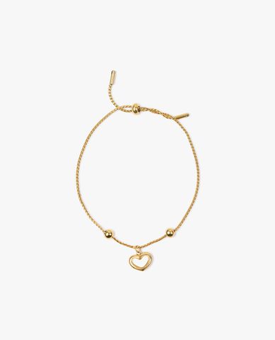  CECI - Vòng đeo tay mắt xích nhuyễn phối trái tim dễ thương 