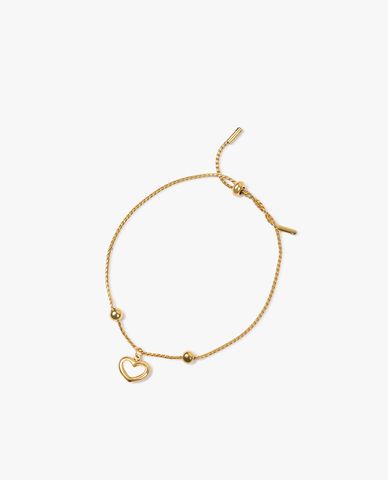  CECI - Vòng đeo tay mắt xích nhuyễn phối trái tim dễ thương 