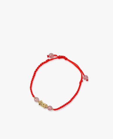  CECI - Vòng đeo tay nữ dây rút phối charm đá nổi bật 