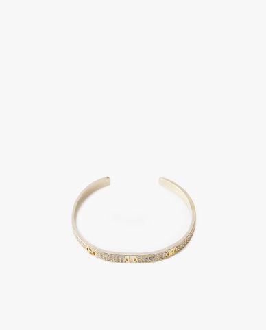  CECI - Vòng đeo tay nữ dạng hở phom cứng đính đá sang trọng 