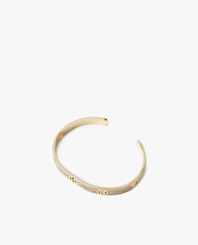  CECI - Vòng đeo tay nữ dạng hở phom cứng đính đá sang trọng 